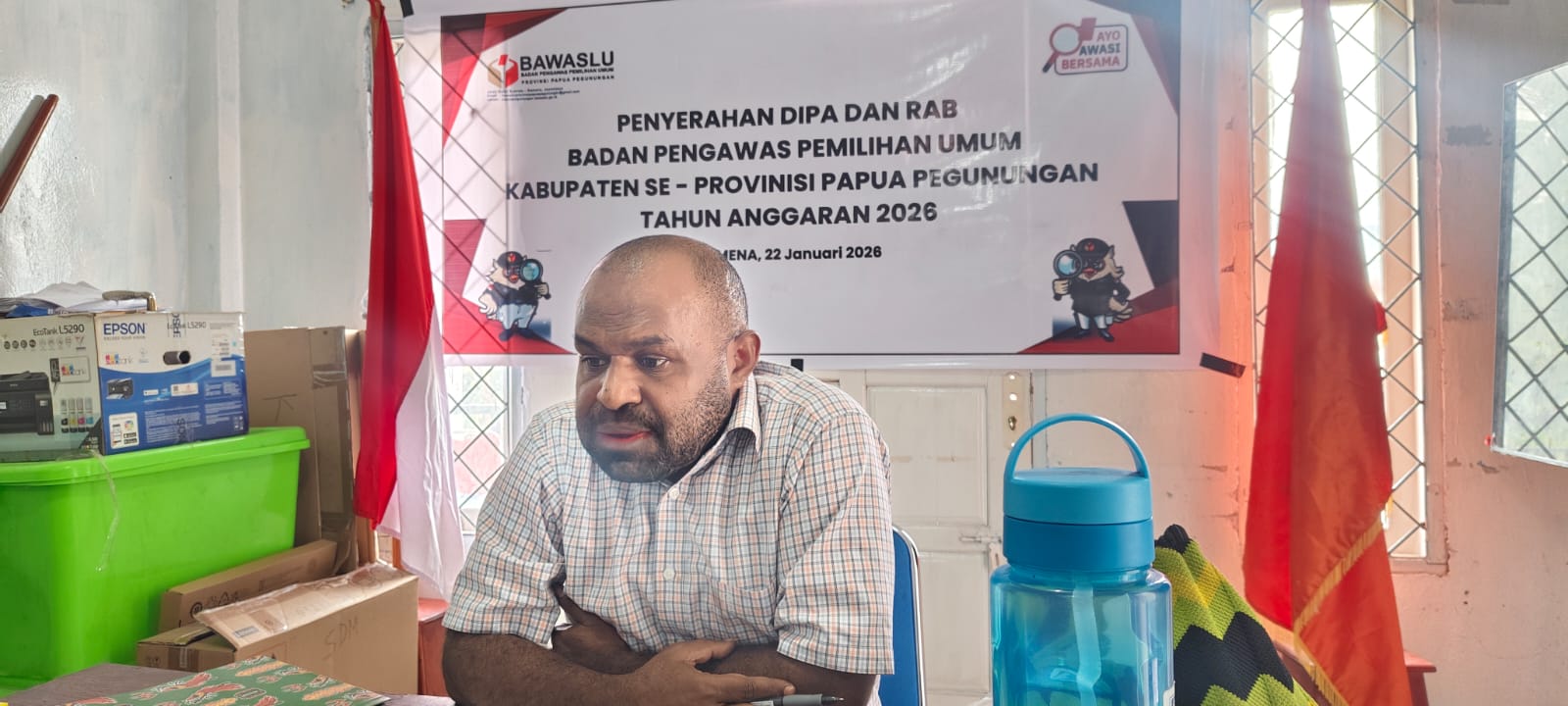 Fredy Wamo, Ketua Bawaslu Provinsi Papua Pegunungan