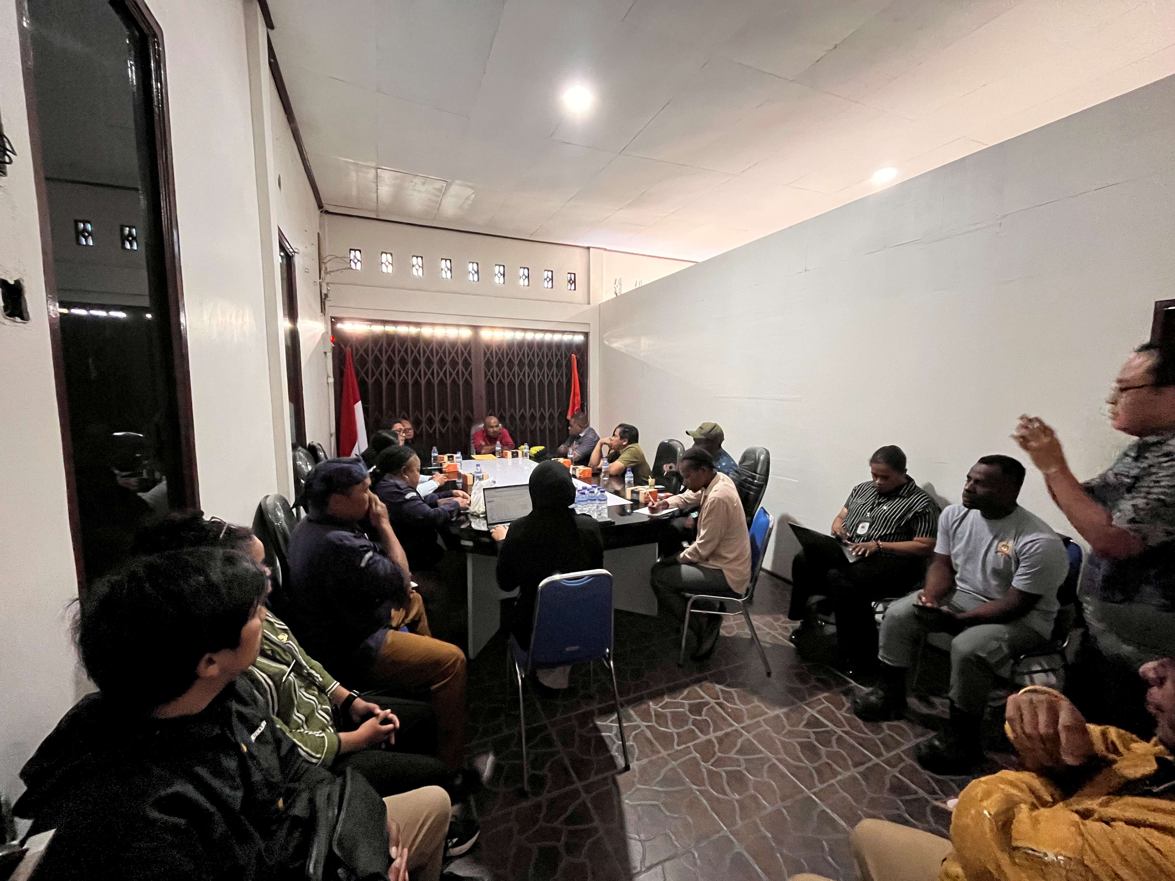 Rapat Koordinasi Bawaslu bersama KPU Papua Pegunungan