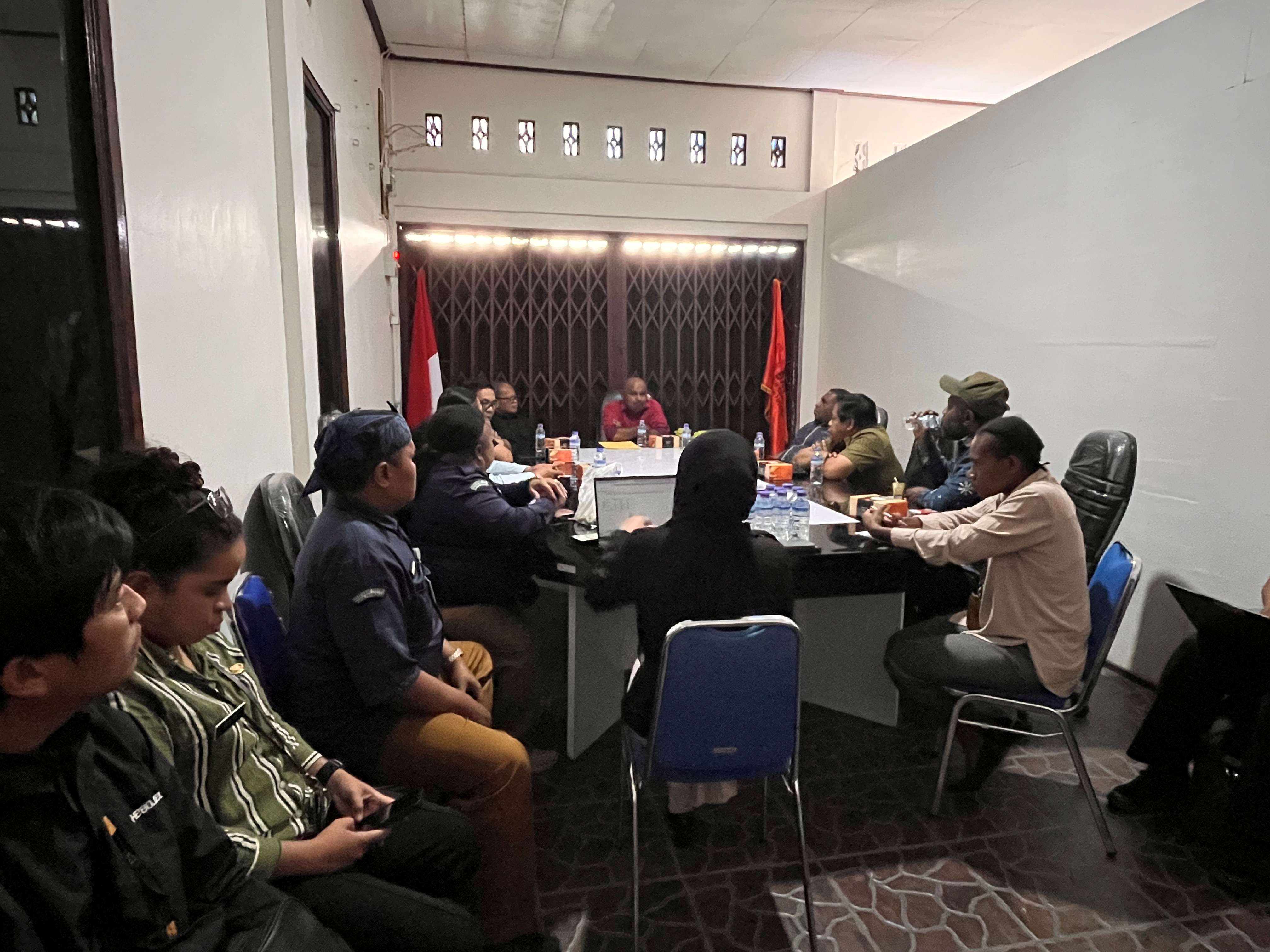 Rapat Koordinasi Bawaslu bersama KPU Papua Pegunungan