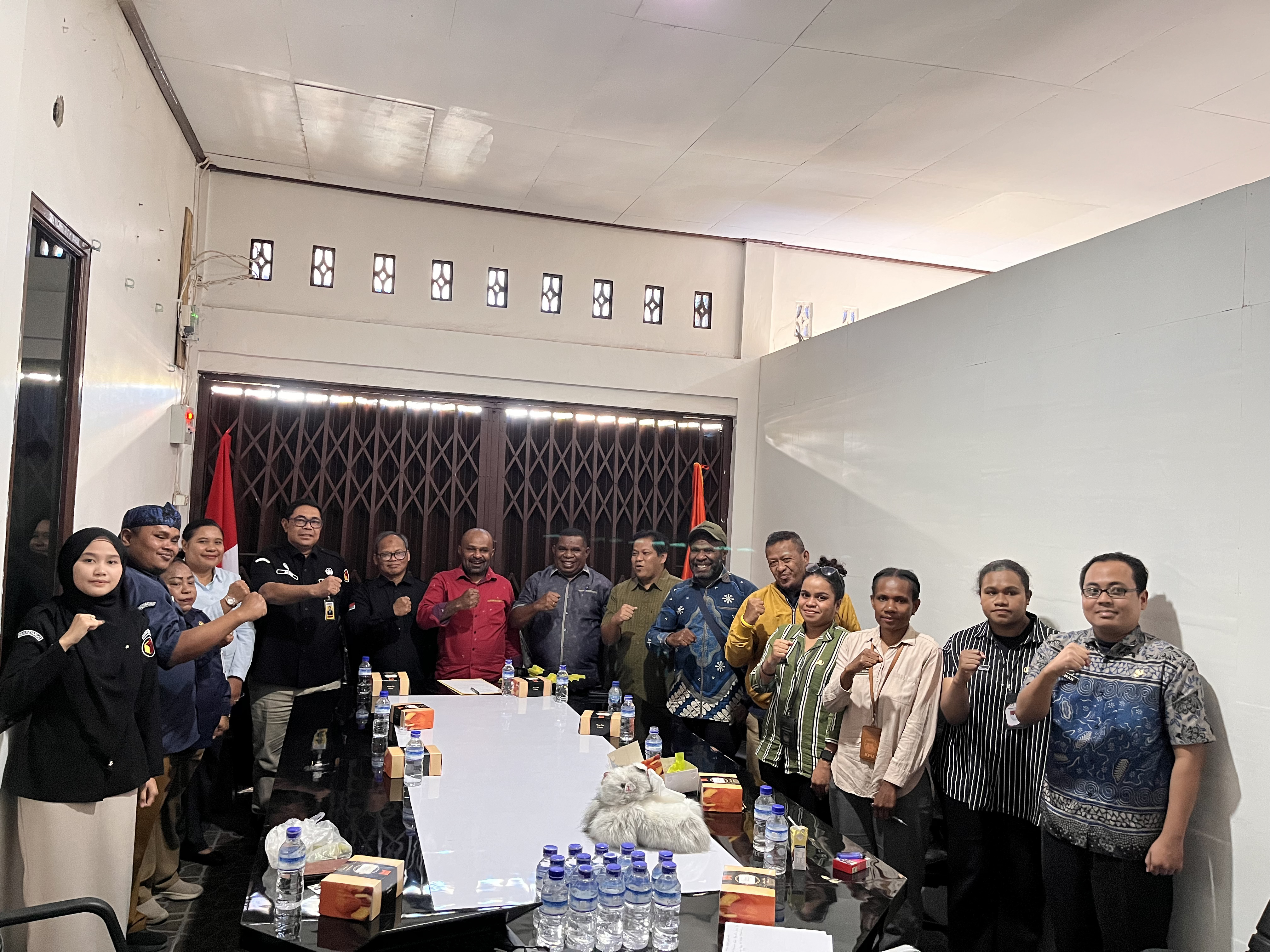 Rapat Koordinasi Bawaslu bersama KPU Papua Pegunungan