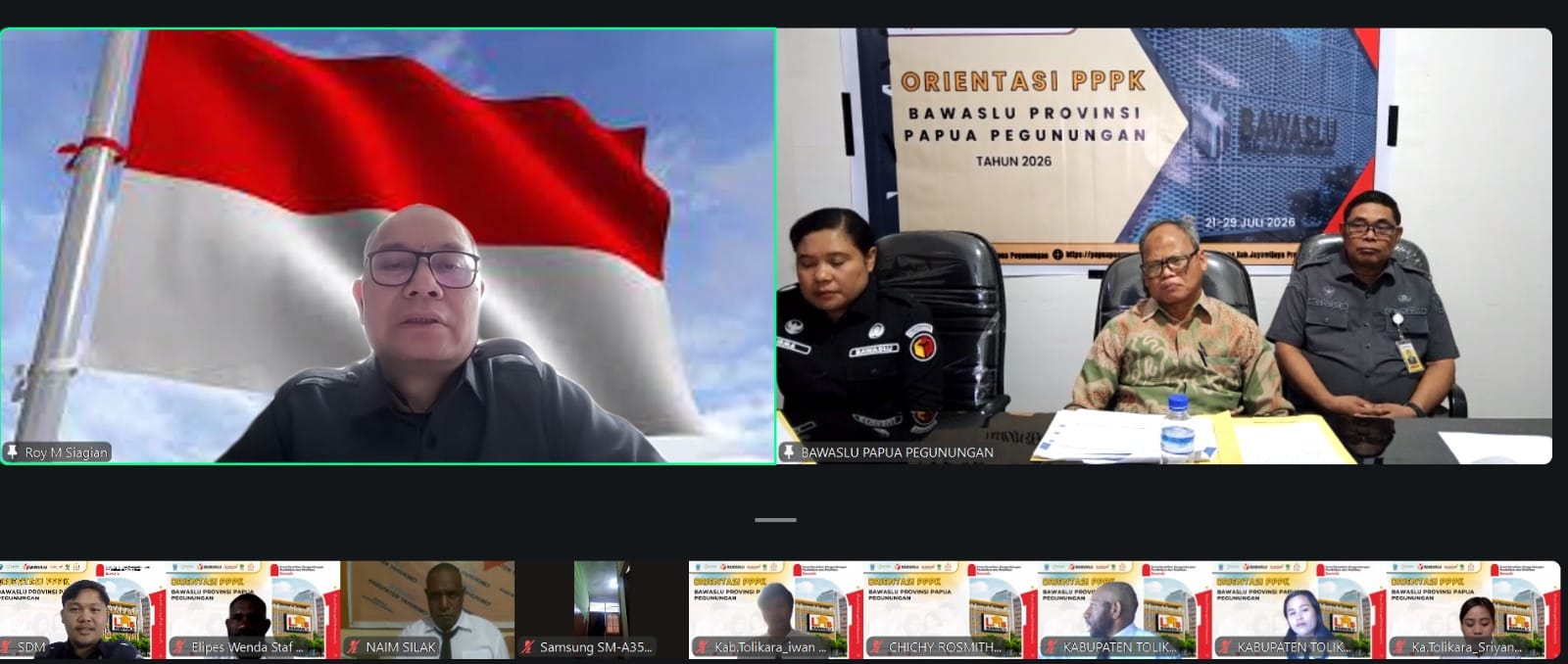 Orientasi PPPK Bawaslu Papua Pegunungan 