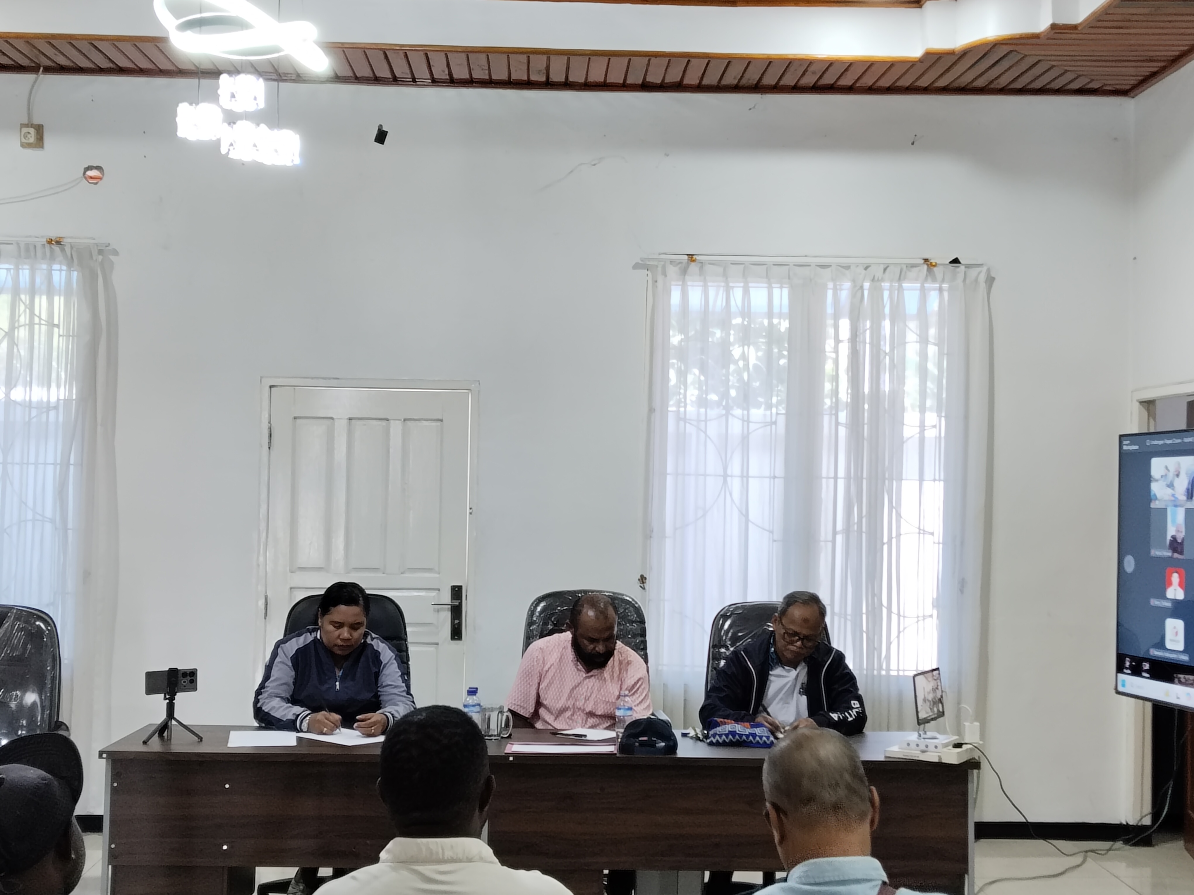 Evaluasi Rapat Bersama Bawaslu Se-provinsi Papua Pegunungan