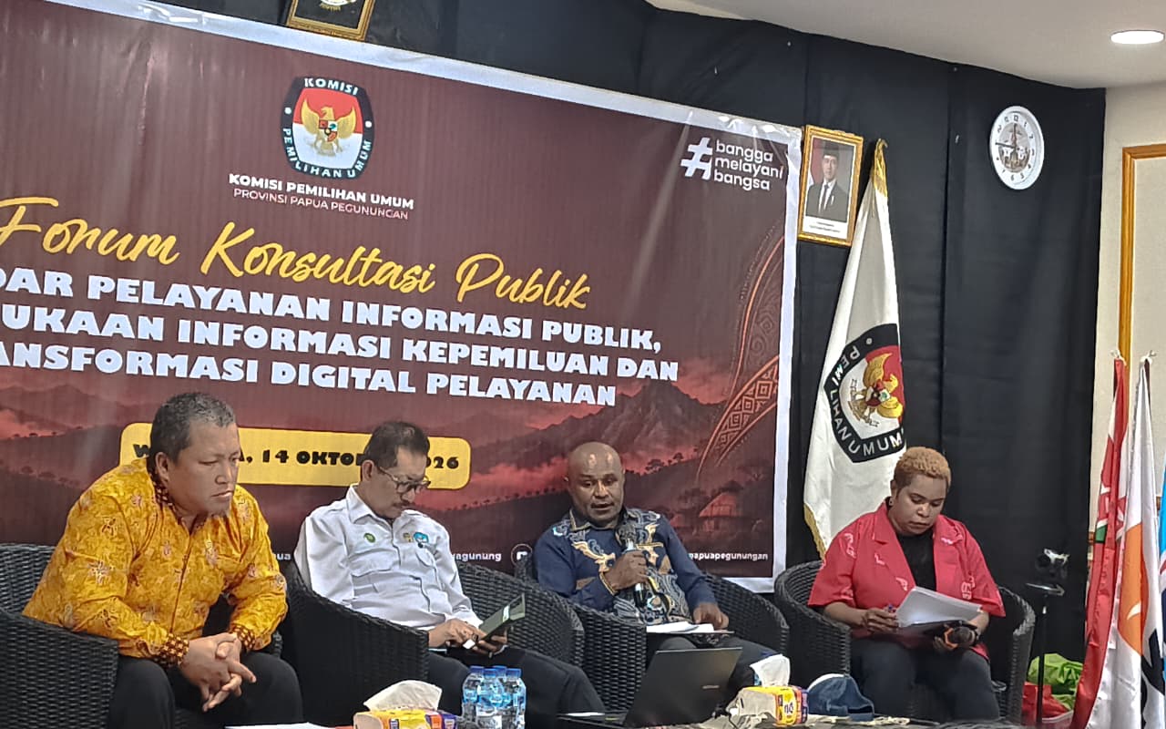 Forum Konsultasi Publik KPU X Bawaslu Papua Pegunungan