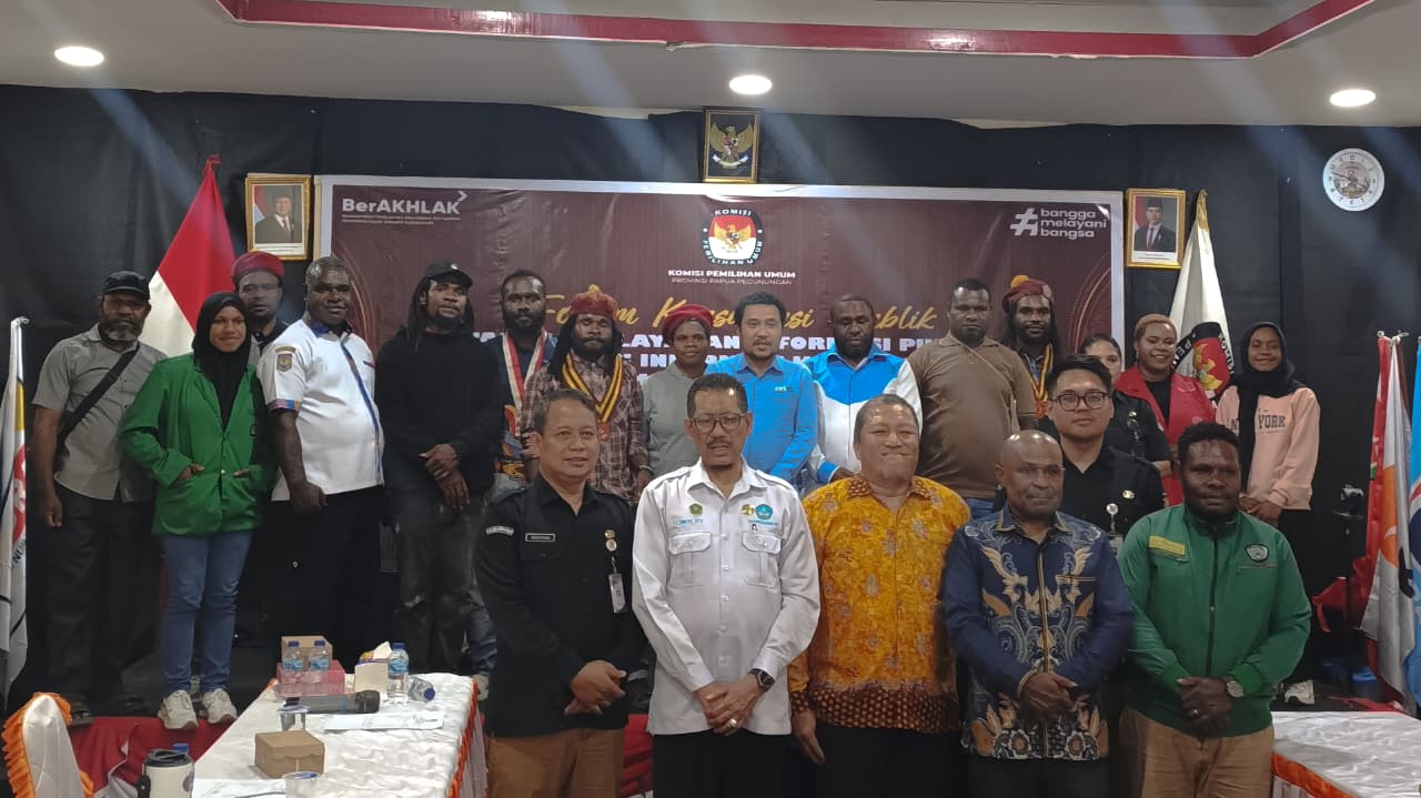 Forum Konsultasi Publik KPU X Bawaslu Papua Pegunungan