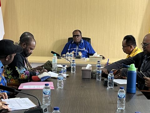 Rapat Koordinasi Pemilih bersama Pemerintah Provinsi Papua Pegunungan